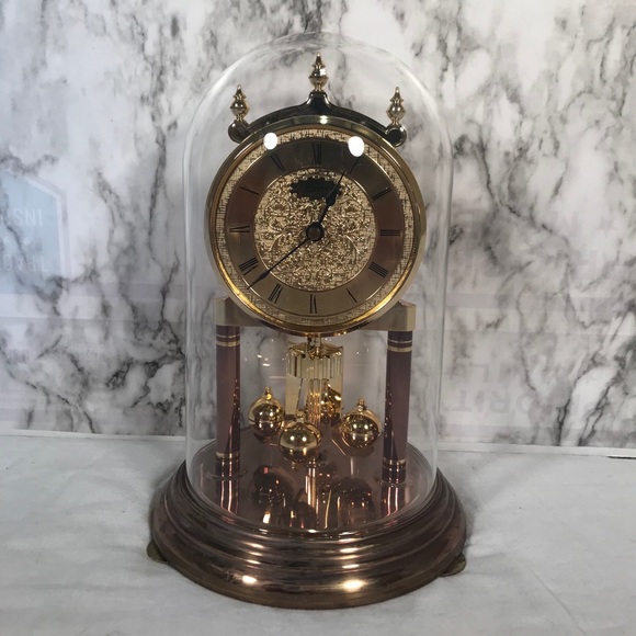 Kundo Other Vintage Kundo Glass Dome Clock Poshmark